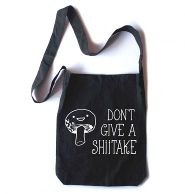 Don't Give a Shiitake Crossbody Tote Bag