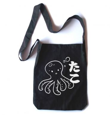 I Love TAKO Kawaii Octopus Crossbody Tote Bag