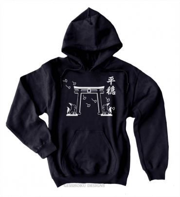 Tranquility Shrine Gate Pullover Hoodie