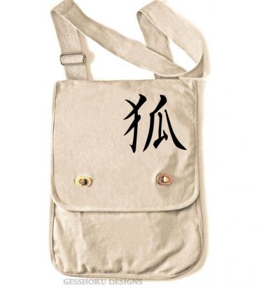 Kitsune Kanji Field Bag