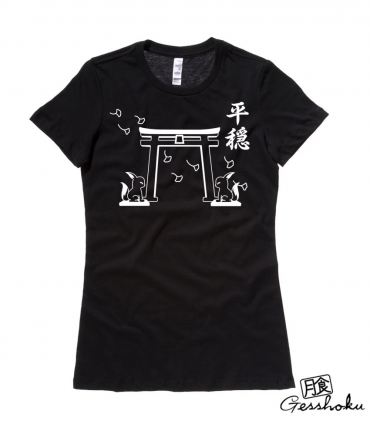 Tranquility Shrine Gate Ladies T-shirt