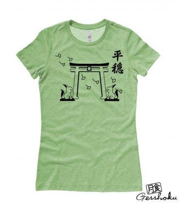 Tranquility Shrine Gate Ladies T-shirt