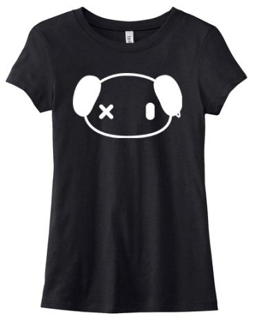 Punk Panda Ladies T-shirt
