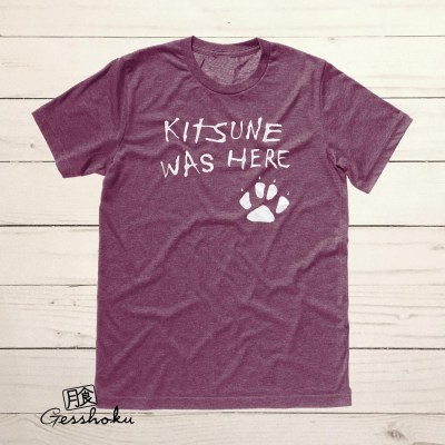 Kitsune Was Here T-shirt