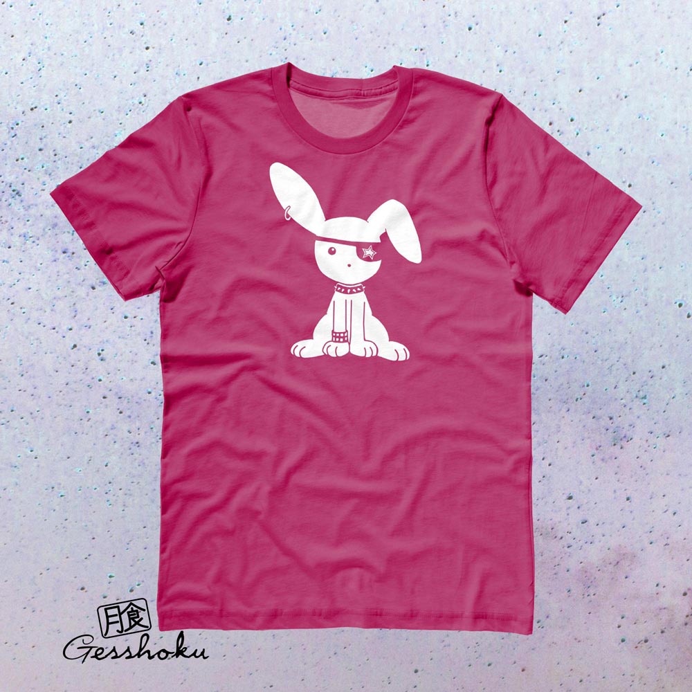 Gothic Jrock Bunny T-shirt - Hot Pink
