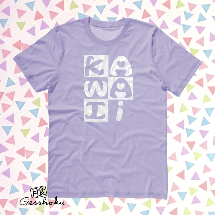 Kawaii Block T-shirt - Violet