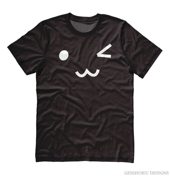 Kawaii Face T-shirt - Black