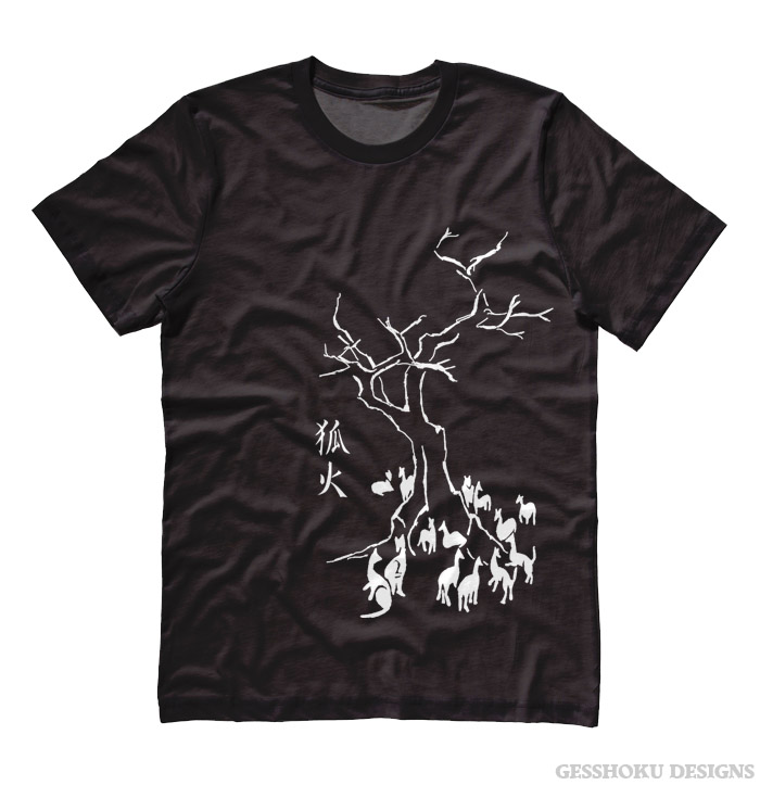 Kitsune Fire T-shirt - Black