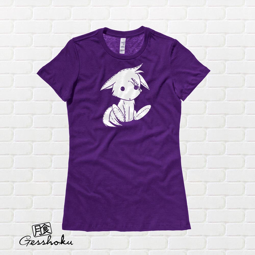 Plush Kitsune Ladies T-shirt - Purple