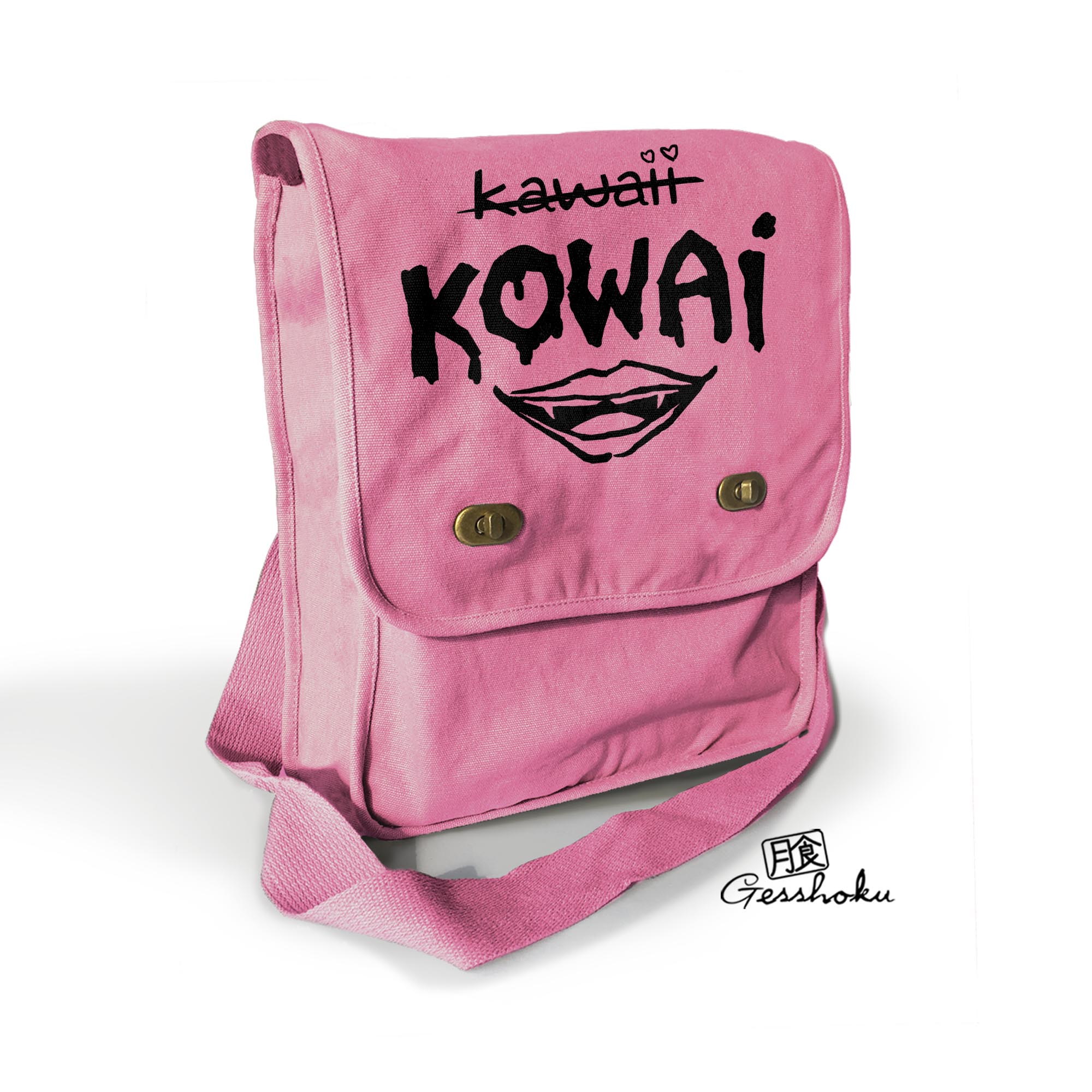 KOWAI not Kawaii Field Bag - Pink
