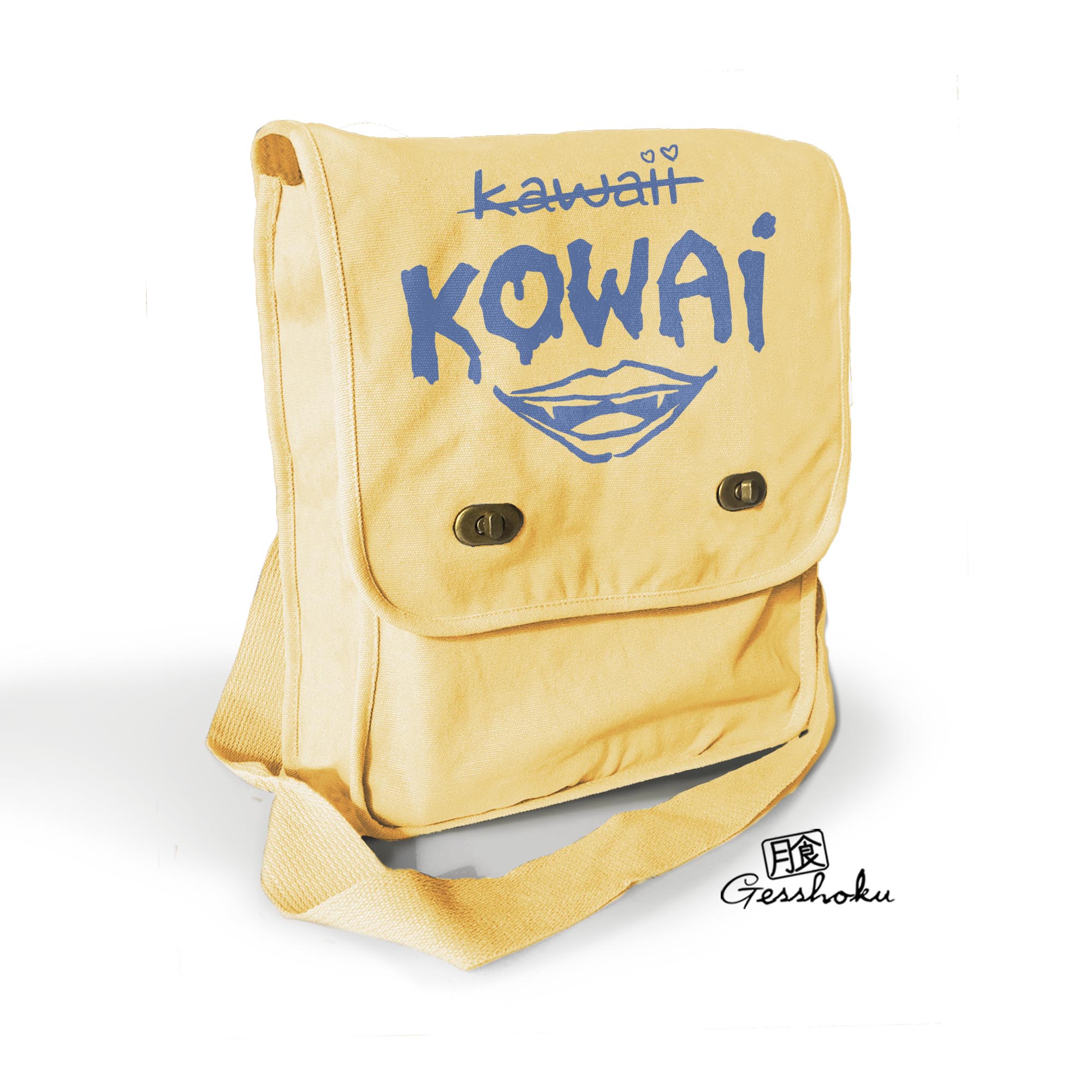 KOWAI not Kawaii Field Bag - Yellow