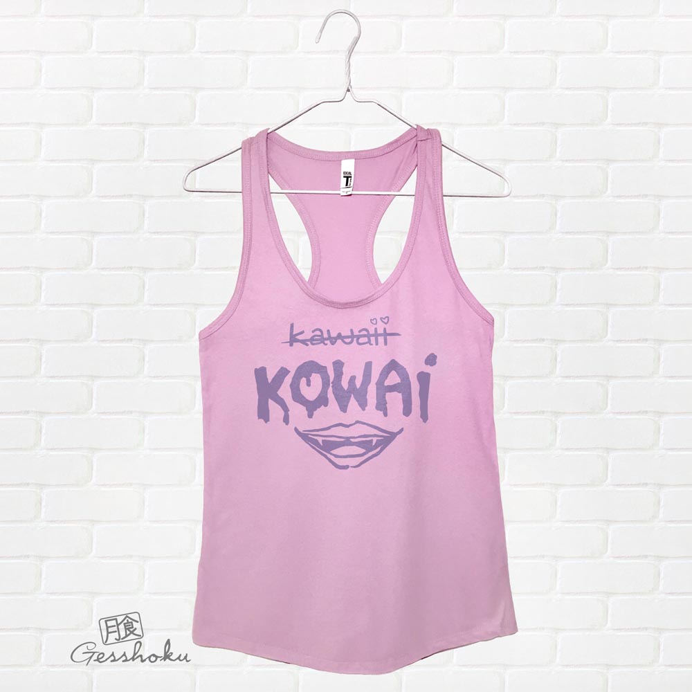 KOWAI Not Kawaii Flowy Tank Top - Lilac
