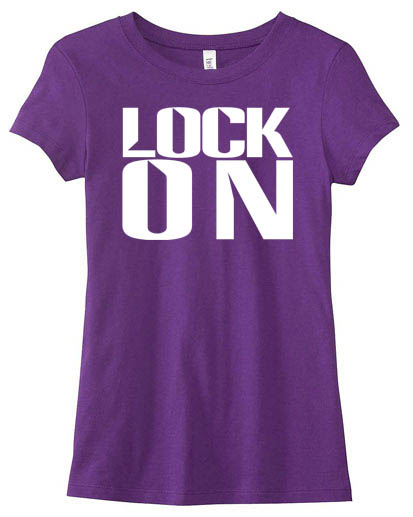 Lock On Ladies T-shirt - Purple