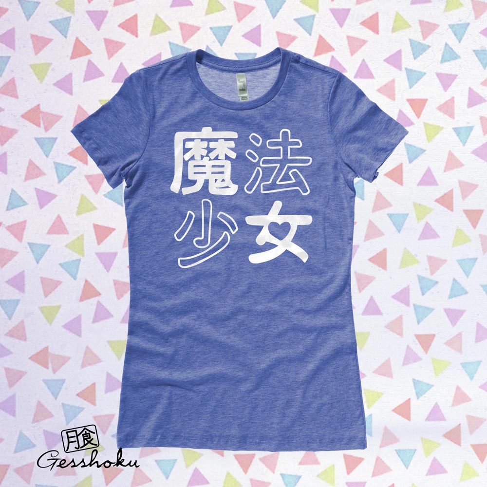 Mahou Shoujo Ladies T-shirt - Heather Royal Blue