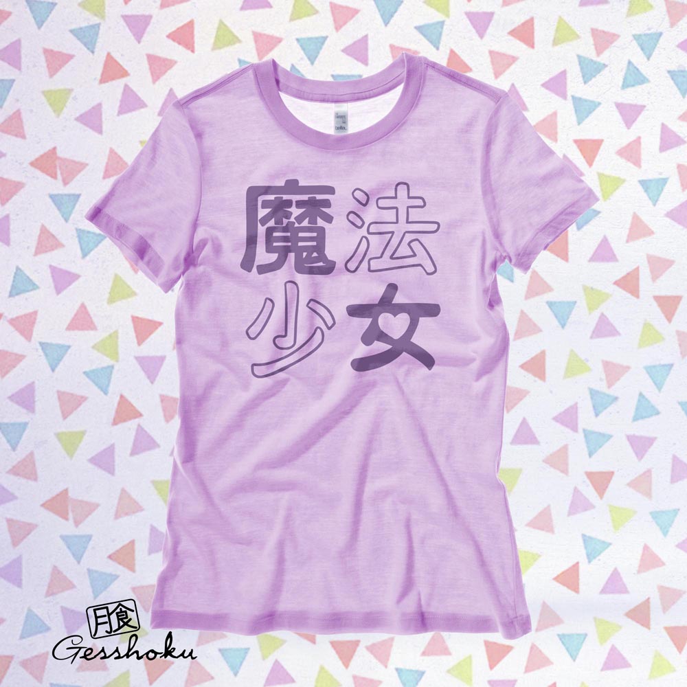 Mahou Shoujo Ladies T-shirt - Lilac