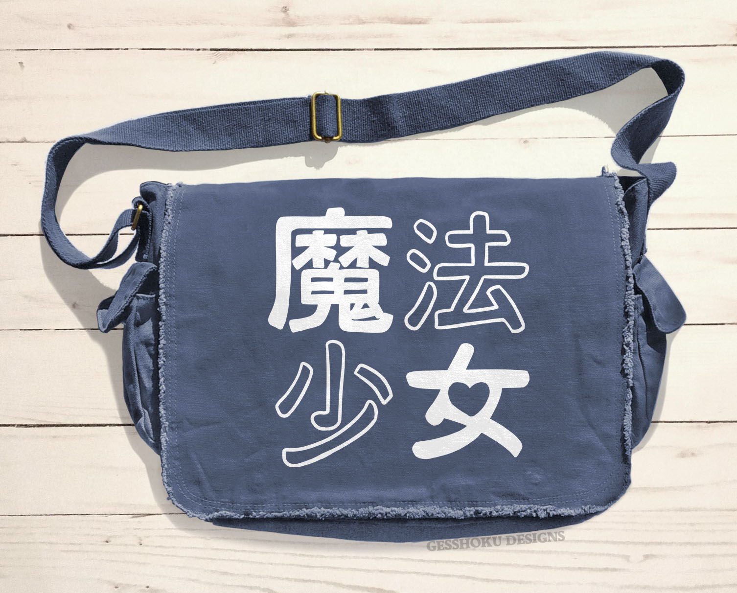 Mahou Shoujo Messenger Bag - Denim Blue