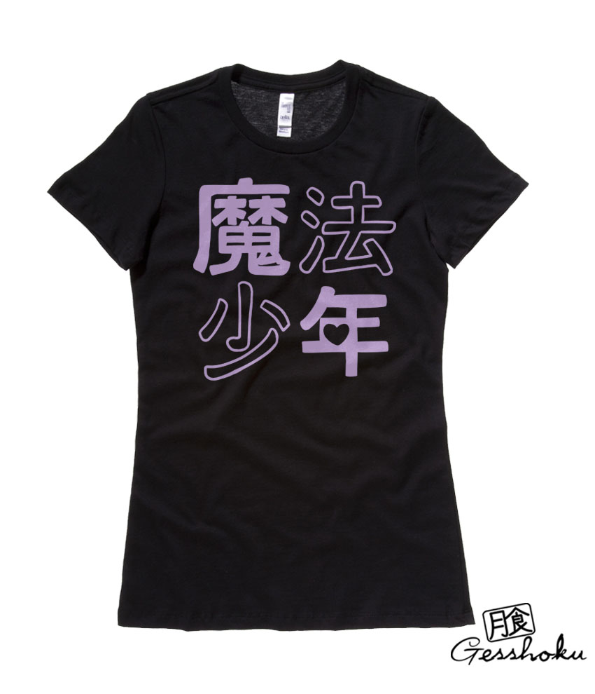 Mahou Shounen Ladies T-shirt - Purple/Black