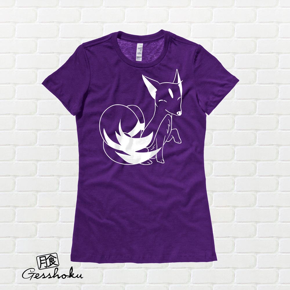 Majestic Kitsune Ladies T-shirt - Purple