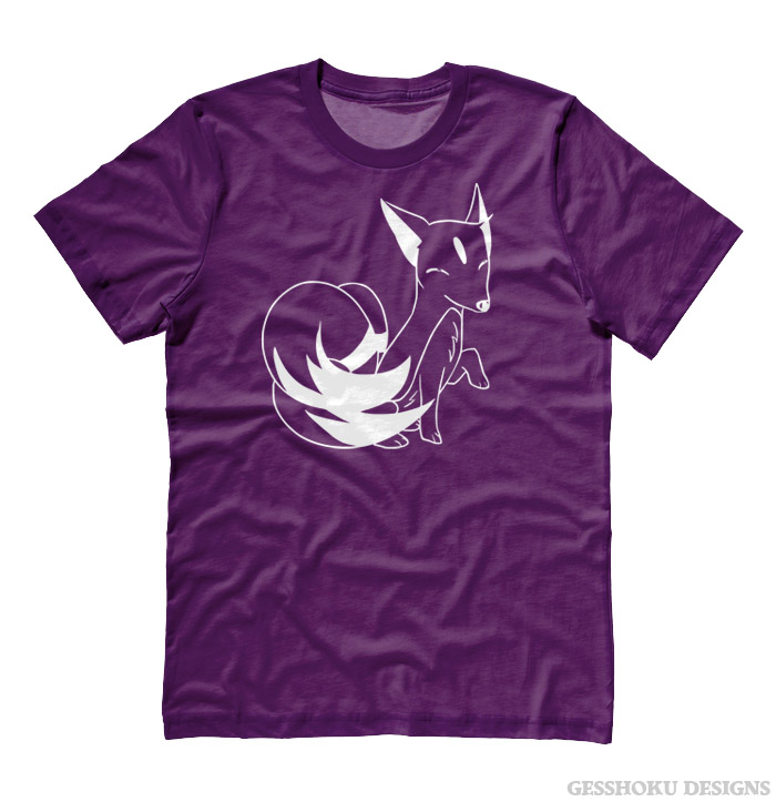 Majestic Kitsune T-shirt - Purple