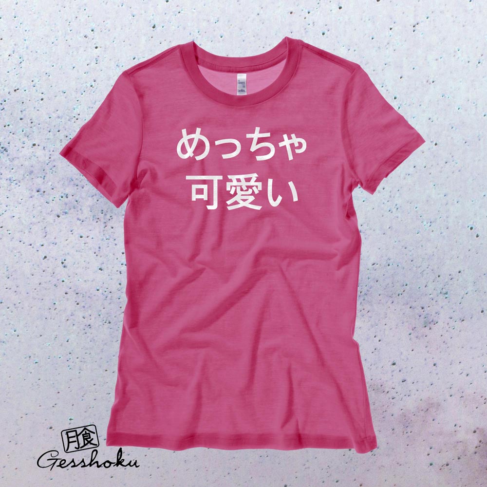 Meccha Kawaii Ladies T-shirt - Hot Pink