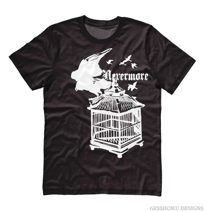 Nevermore: Raven's Cage T-shirt - Black