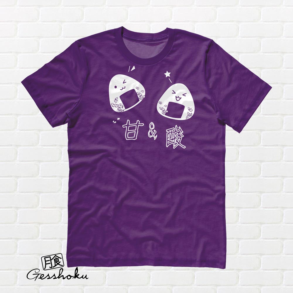 Onigiri Rice Ball T-shirt - Purple