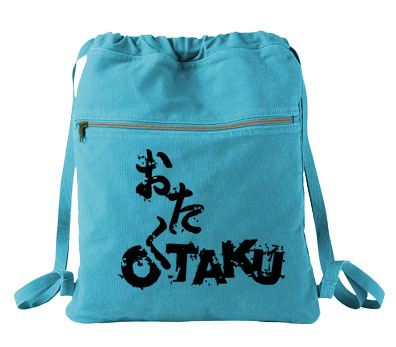 Otaku Cinch Backpack - Aqua Blue