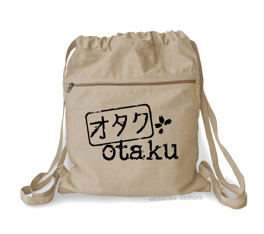 Otaku Stamp Cinch Backpack - Natural