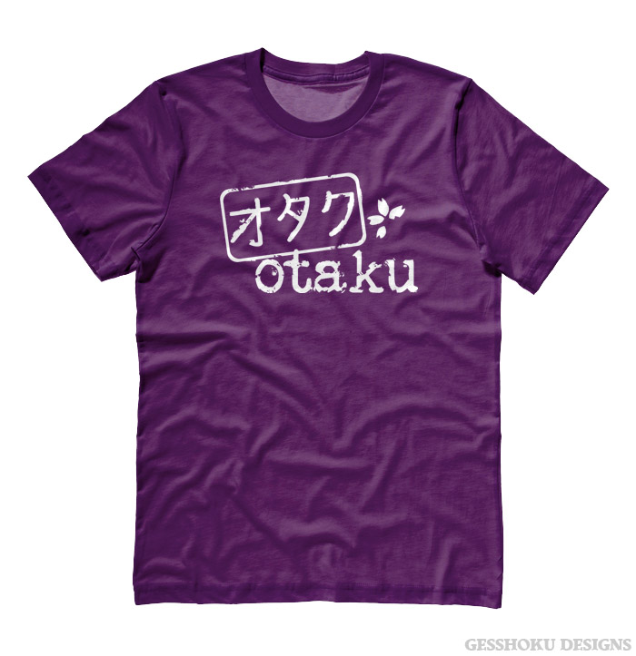 Otaku Stamp T-shirt - Purple