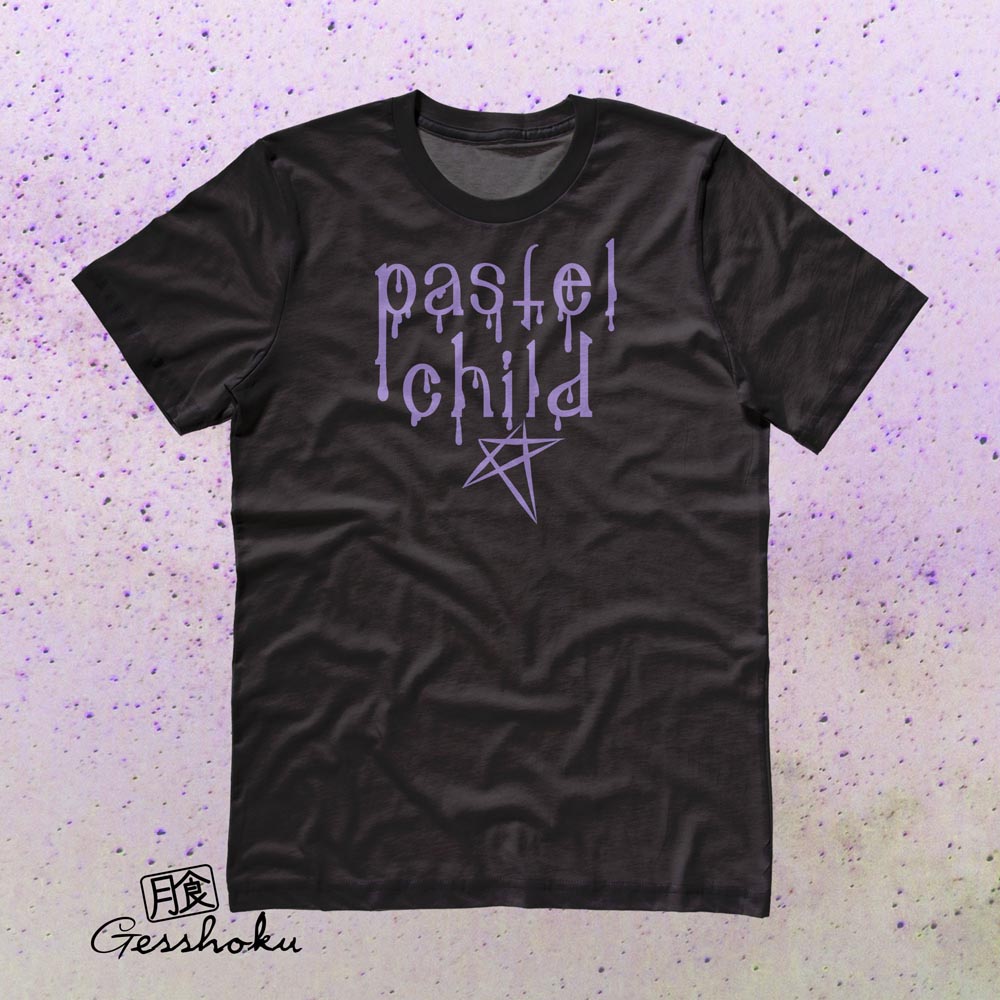 Pastel Child Goth T-shirt - Black