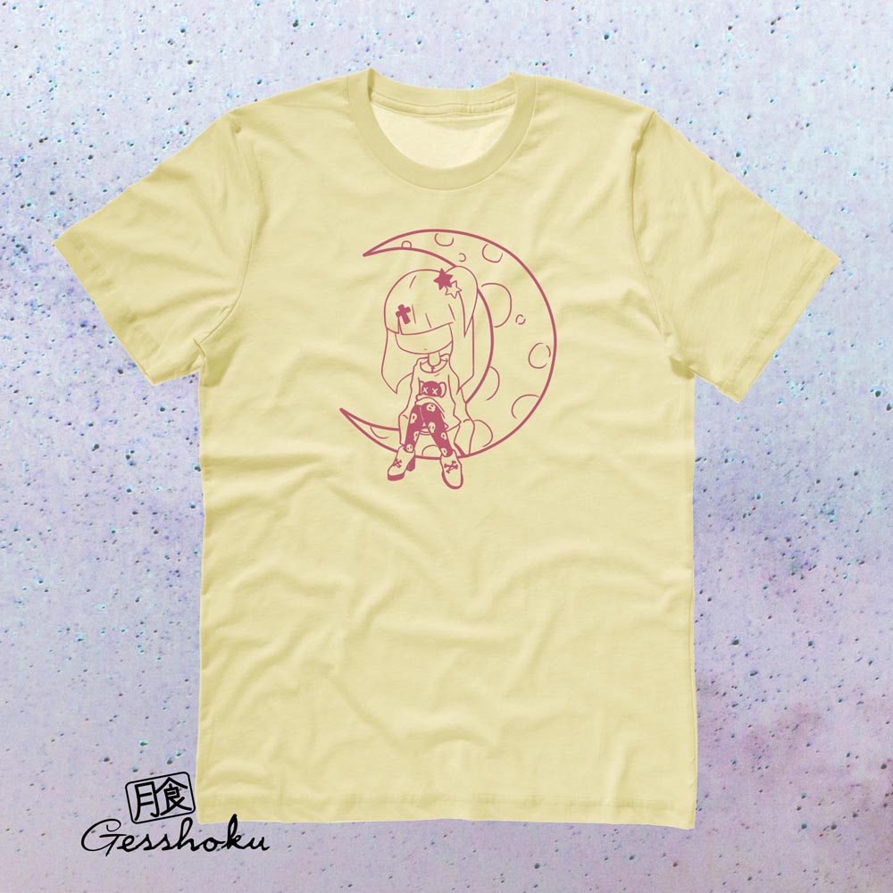 Pastel Moon T-shirt - Yellow