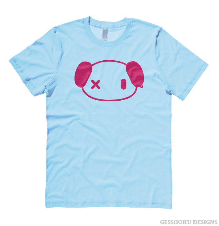 Punk Panda T-shirt - Light Blue
