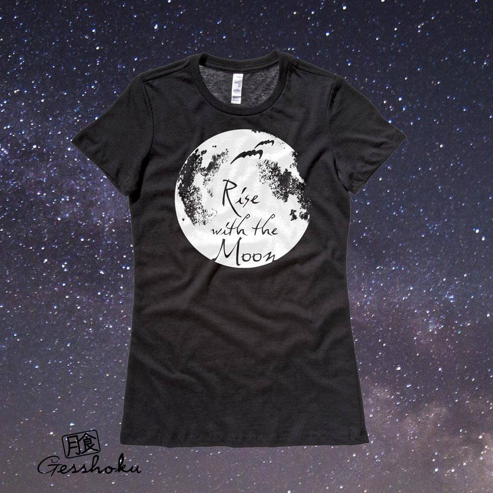 Rise with the Moon Ladies T-shirt - Black