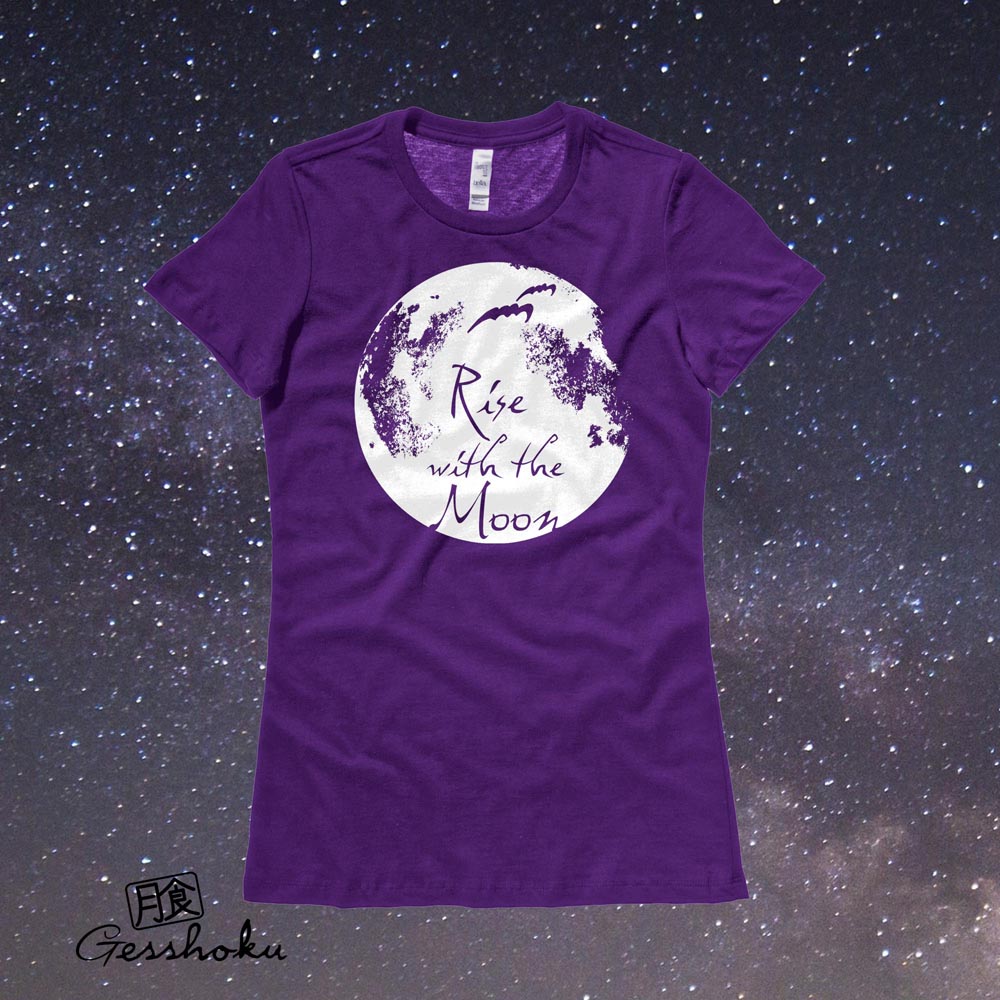 Rise with the Moon Ladies T-shirt - Purple