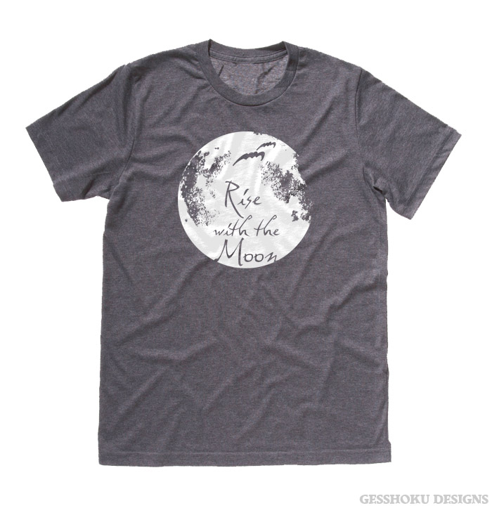 Rise with the Moon T-shirt - Charcoal Grey