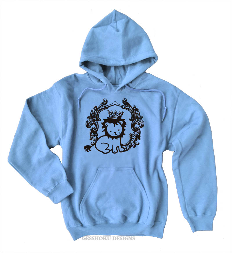 Royal Lion Prince Pullover Hoodie - Light Blue