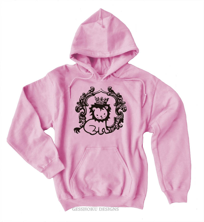 Royal Lion Prince Pullover Hoodie - Light Pink