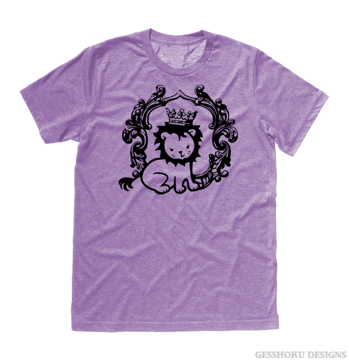 Royal Lion Prince T-shirt - Heather Purple