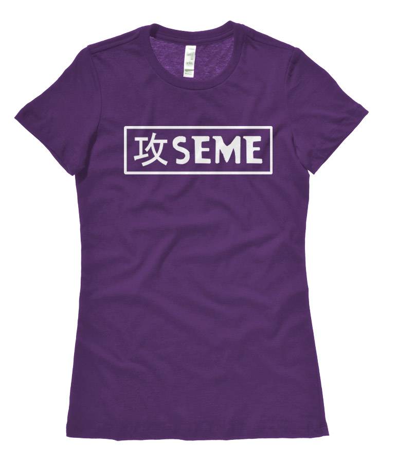 Seme Badge Ladies T-shirt - Purple