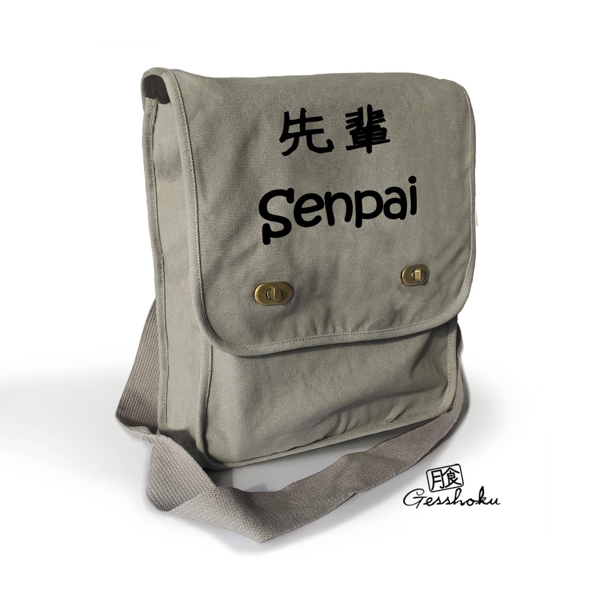 Senpai Kanji Field Bag - Smoke Grey