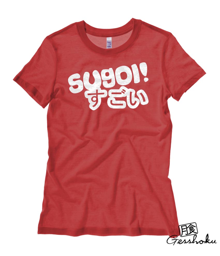 Sugoi Japanese Ladies T-shirt - Red