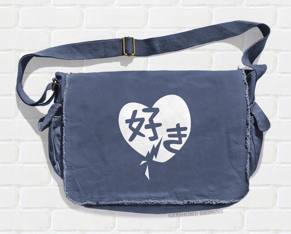 Suki Love Messenger Bag - Denim Blue