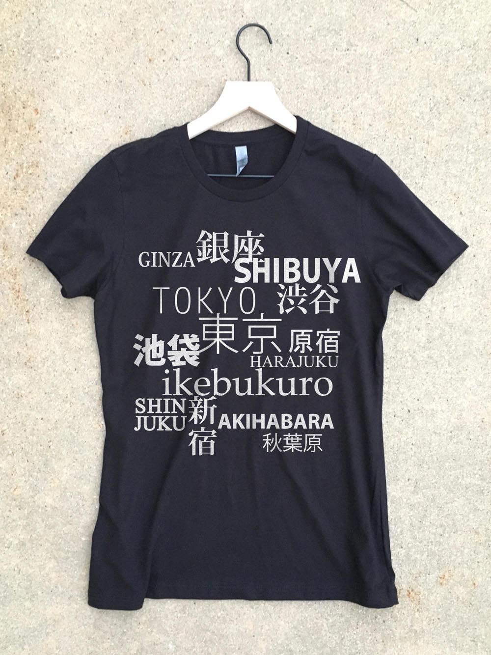 Tokyo Love Ladies T-shirt - Black