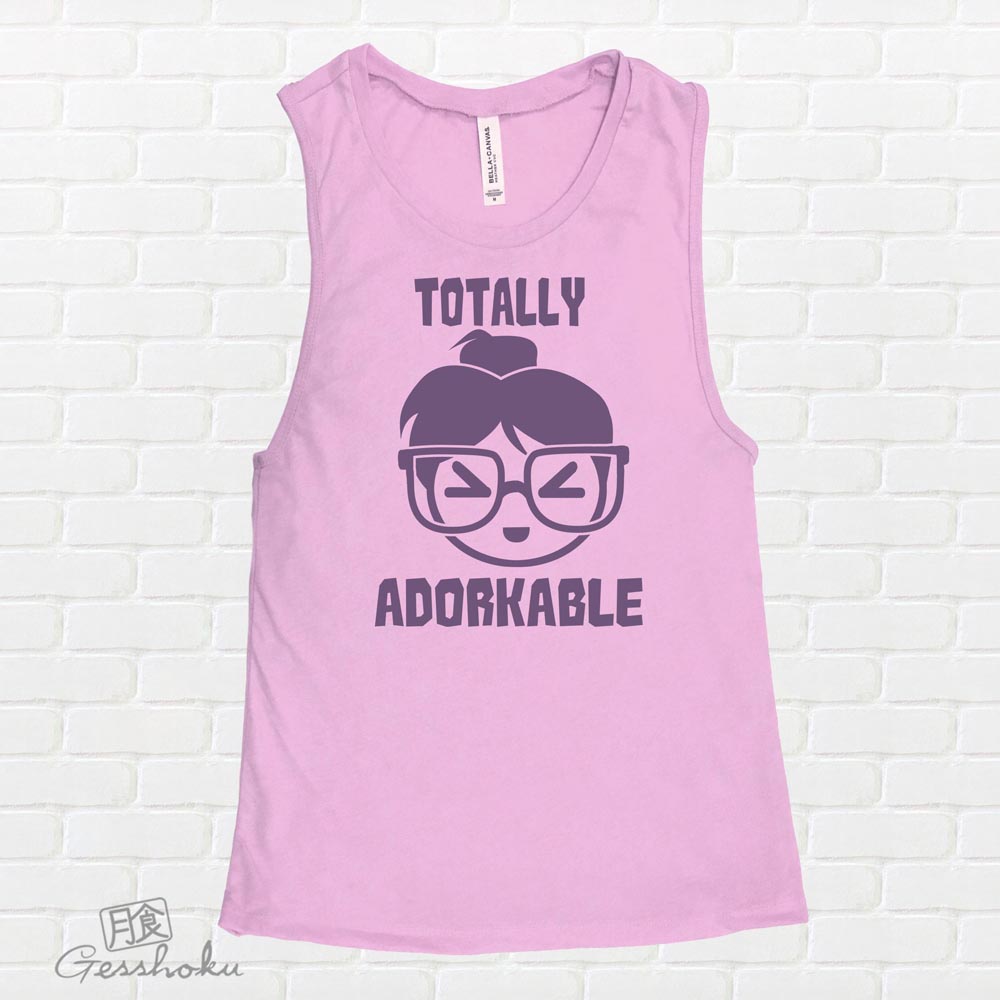 Totally Adorkable Sleeveless Top - Lilac