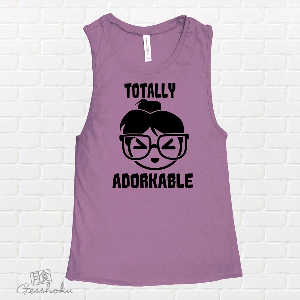 Totally Adorkable Sleeveless Top - Purple