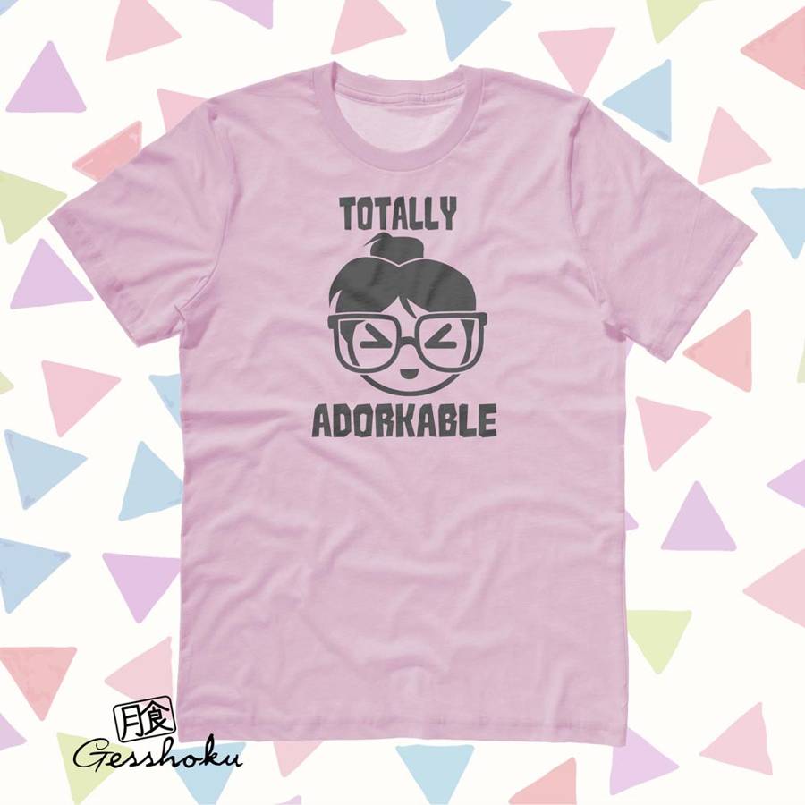 Totally Adorkable T-shirt - Light Pink