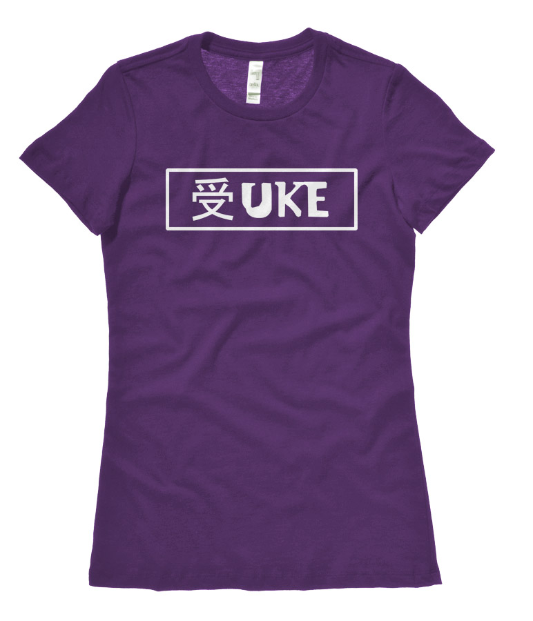 Uke Badge Ladies T-shirt - Purple