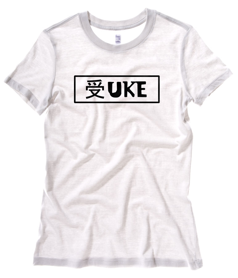 Uke Badge Ladies T-shirt - White