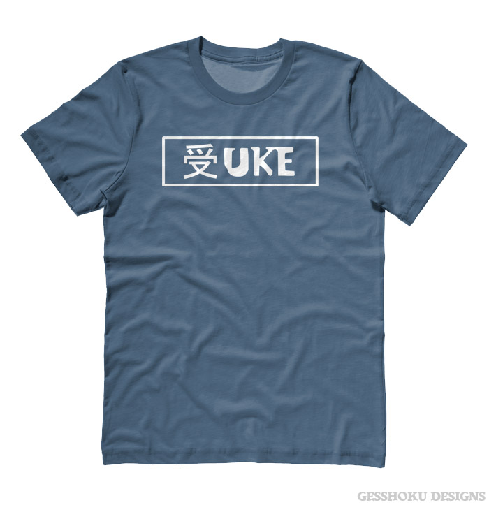 Uke Badge T-shirt - Stone Blue
