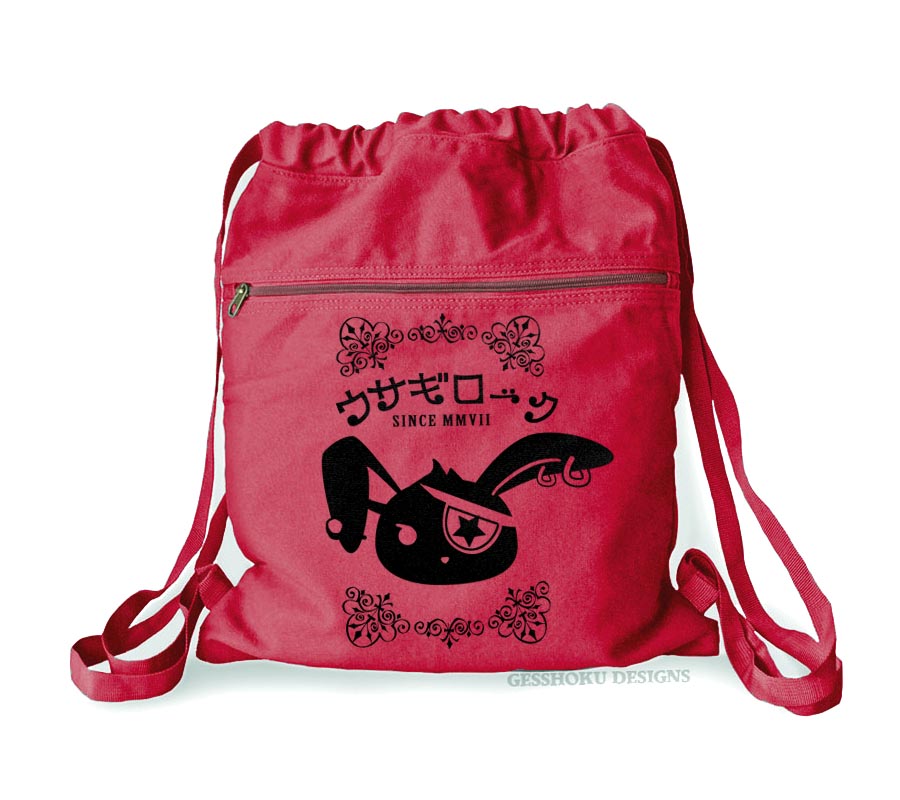 Usagi Rock Bunny Cinch Backpack - Red